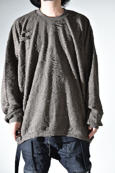 Extreme Over Sized Pullover"Khaki " / エクストリームオーバーサイズプルオーバー"カーキ"