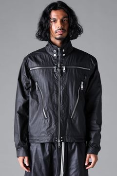 《2026SS先行予約》Coating Zip Blouson"Black" / コーティングジップブルゾン"ブラック"