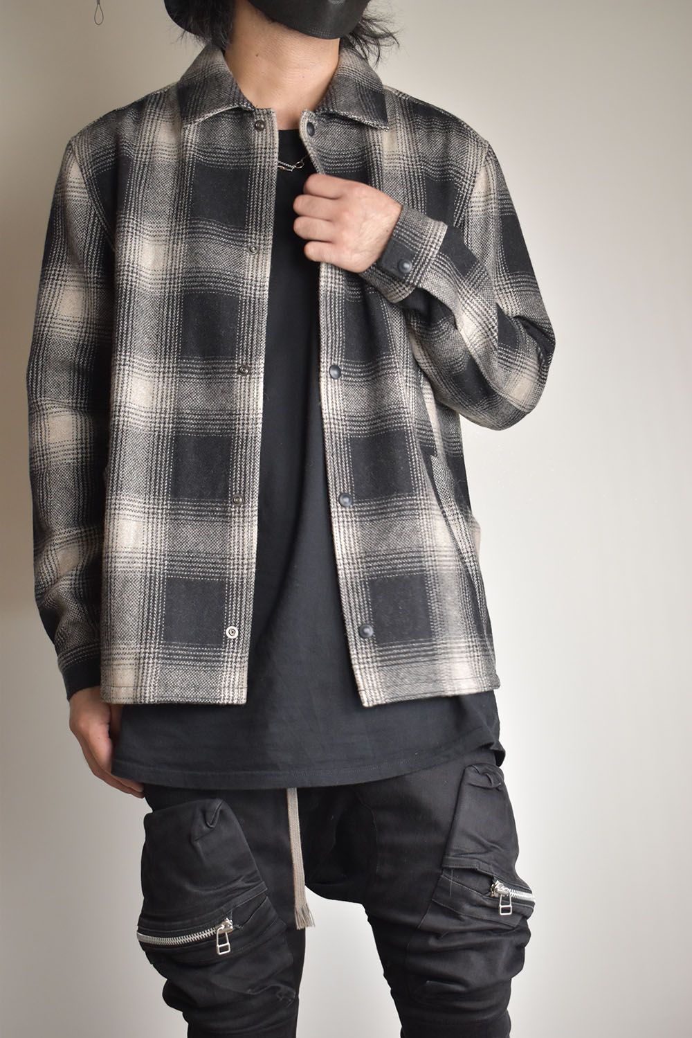 Flannel Shirts"Mix Black"/フランネルシャツ"ミックスブラック"