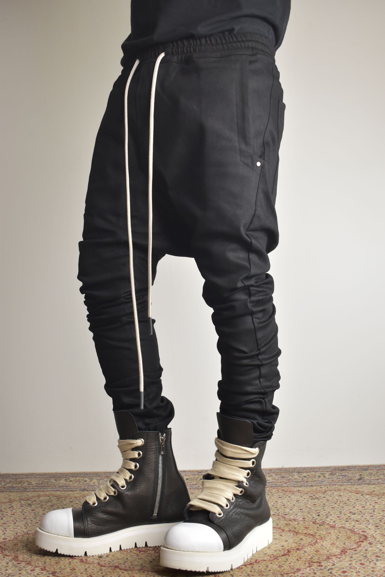 Bonding  Sarouel Skinny Denim"Black" / ボンディングサルエルスキニーデニム"ブラック"