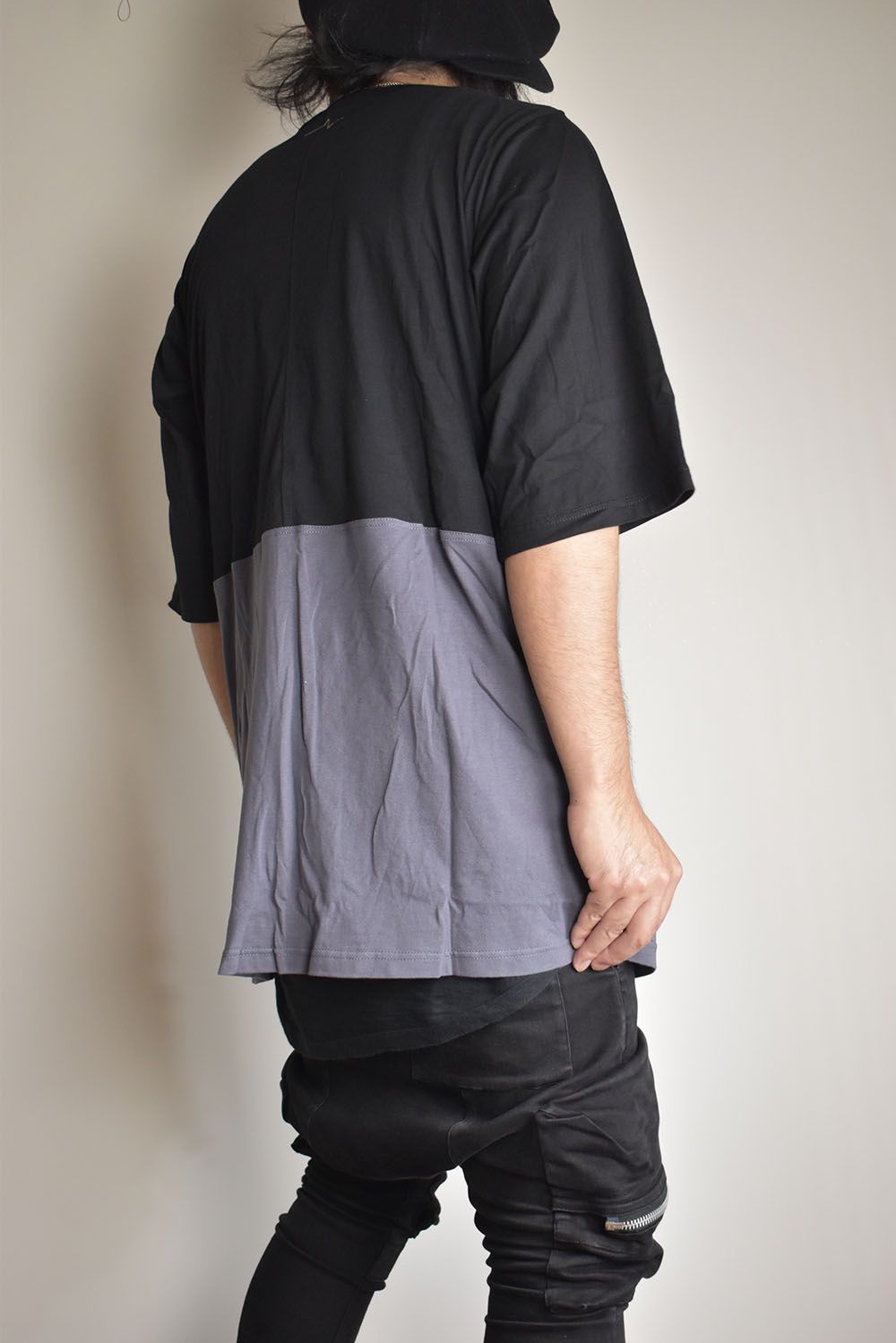 Switching Pocket Tee"Black" / スウィッチングポケットTee"ブラック"