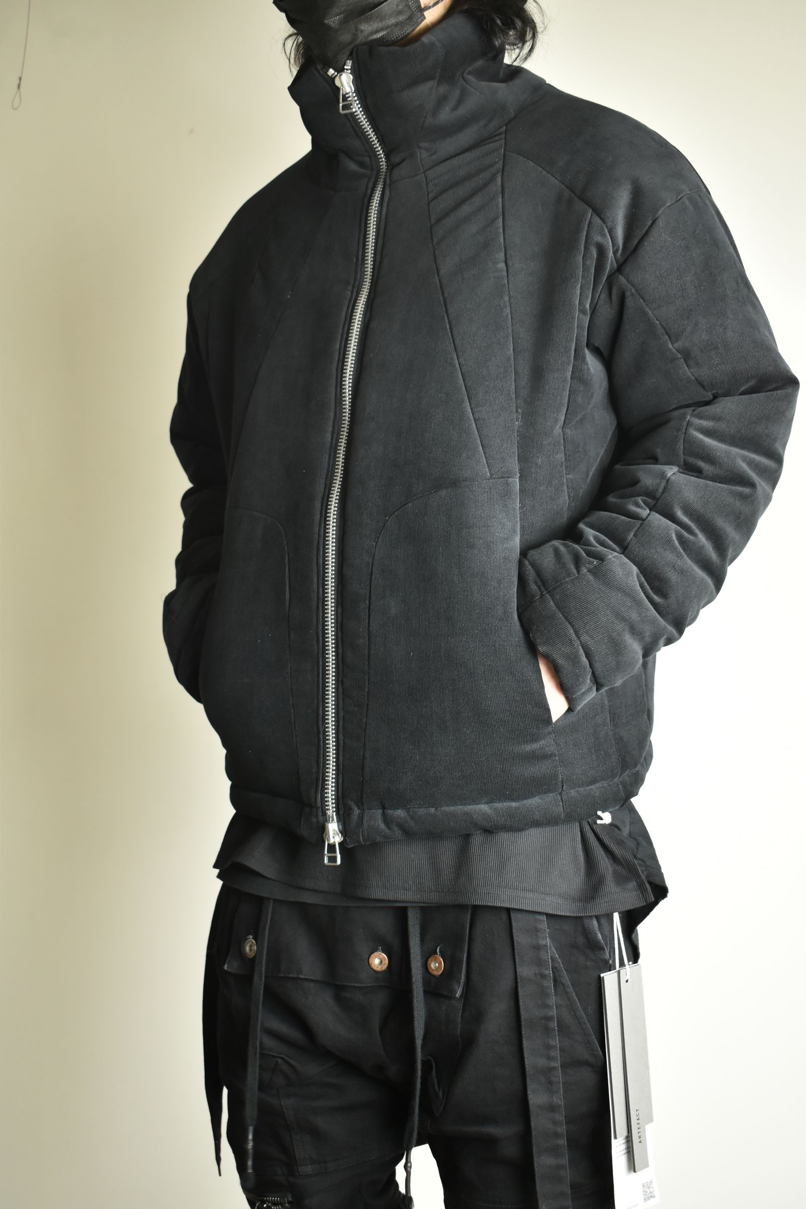 《2026AW先行予約》Corduroy Padded Blouson "Black" / コーデュロイパデッドブルゾン"ブラック"