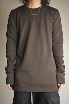 Bomber Heat Crew Neck Top"D.Grey" / ボンバーヒートクルーネックトップ"ダークグレー"