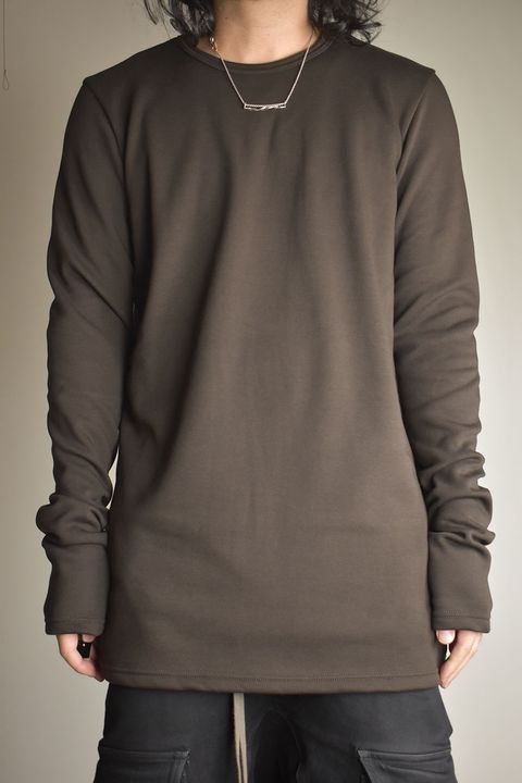 Bomber Heat Crew Neck Top"D.Grey" / ボンバーヒートクルーネックトップ"ダークグレー"