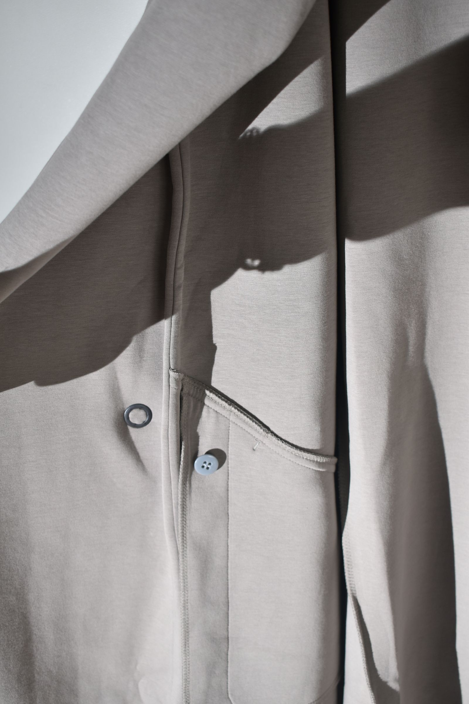 Rap Jersey Coat "Greige" / ラップジャージーコート"グレージュ"