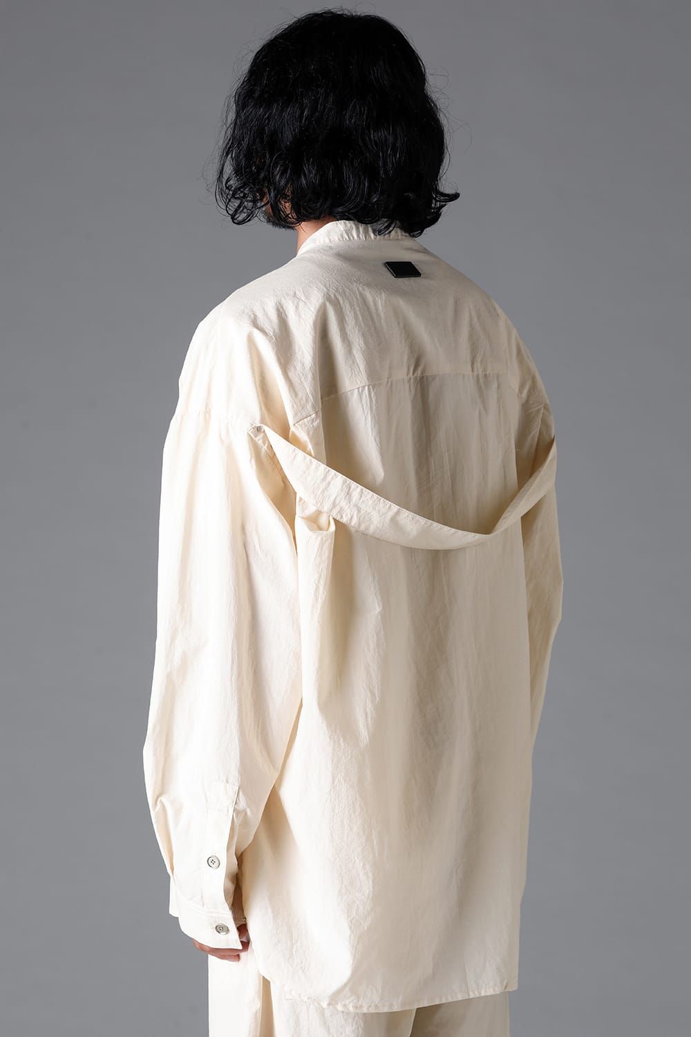 《2026SS先行予約》Stand Collar Shirts "Black / Cream /Soil" / スタンドカラーシャツ"ブラック/クリーム/ソイル"