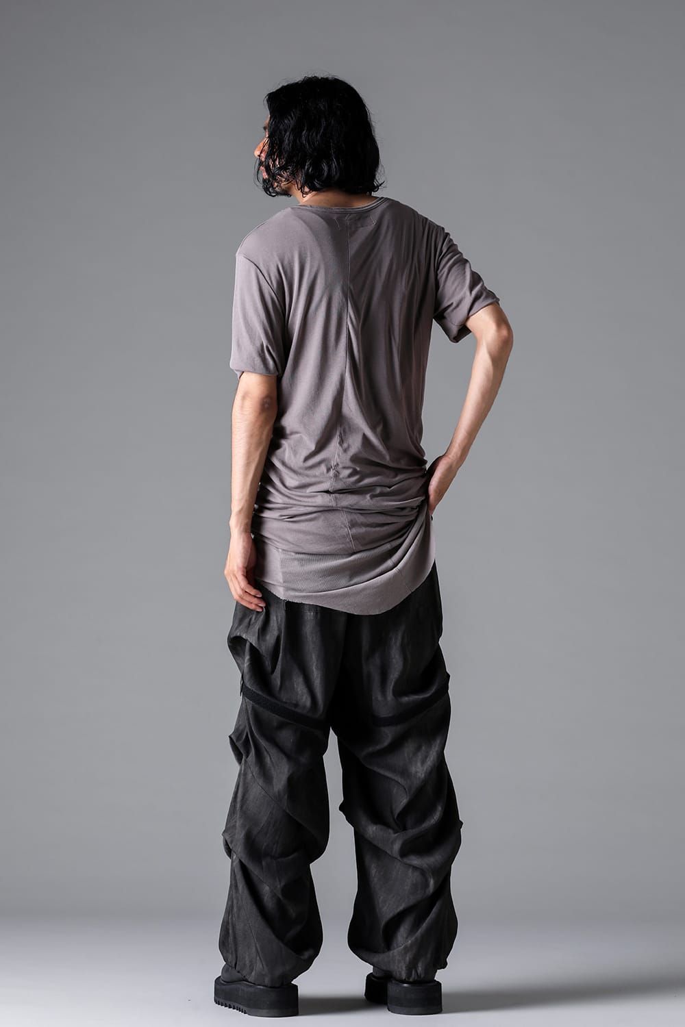 《2026SS先行予約》Twist Layered Tee"Black / Cream /White /Stone /Brown" / ツイストレイヤードTee"ブラック/クリーム/ホワイト/ストーン/ブラウン"