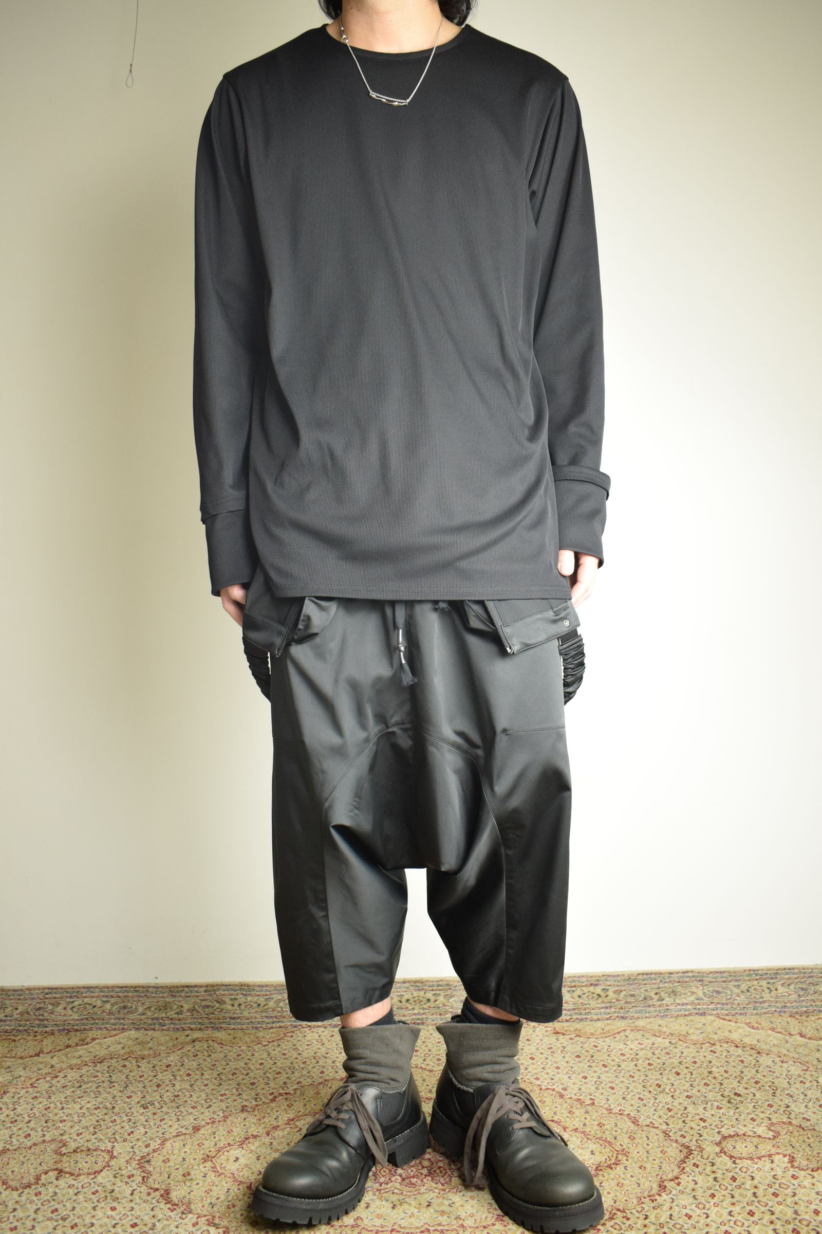 Deep Crotch Over All"Black" / ディープクロッチオーバーオール"ブラック"