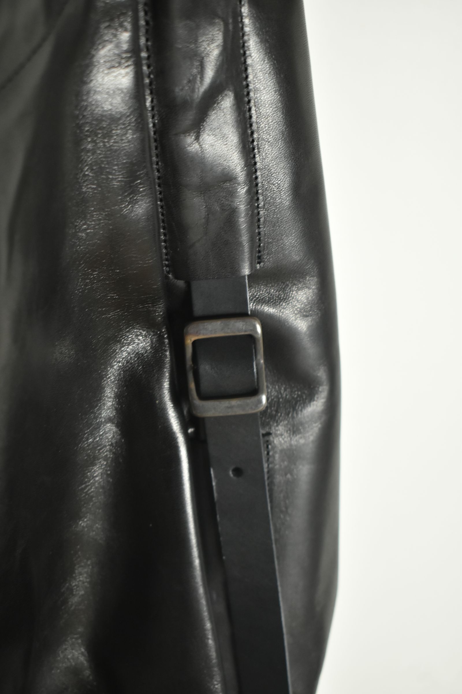 Horse Leather Shoulder Bag"Black" / ホースレザーショルダーバッグ"ブラック"