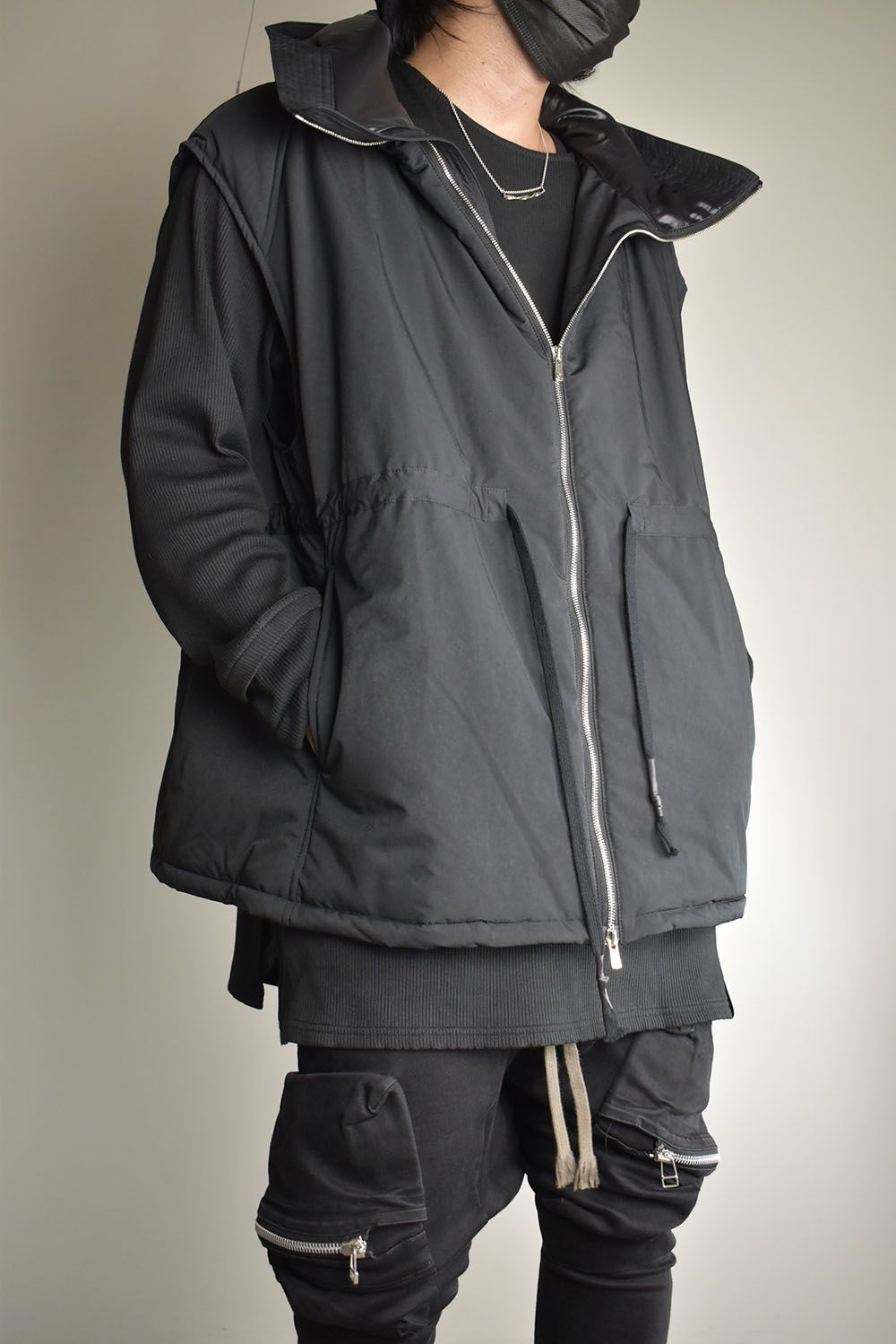 Chill Buster Sleeve Less Parka"Black"/チルバスタースリーブレスパーカー"ブラック"