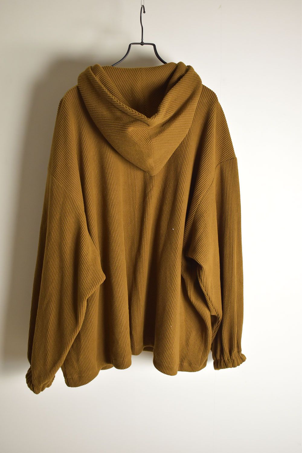 Kint Corduroy Hoodie"Camel" / ニットコーデュロイフーディ"キャメル"