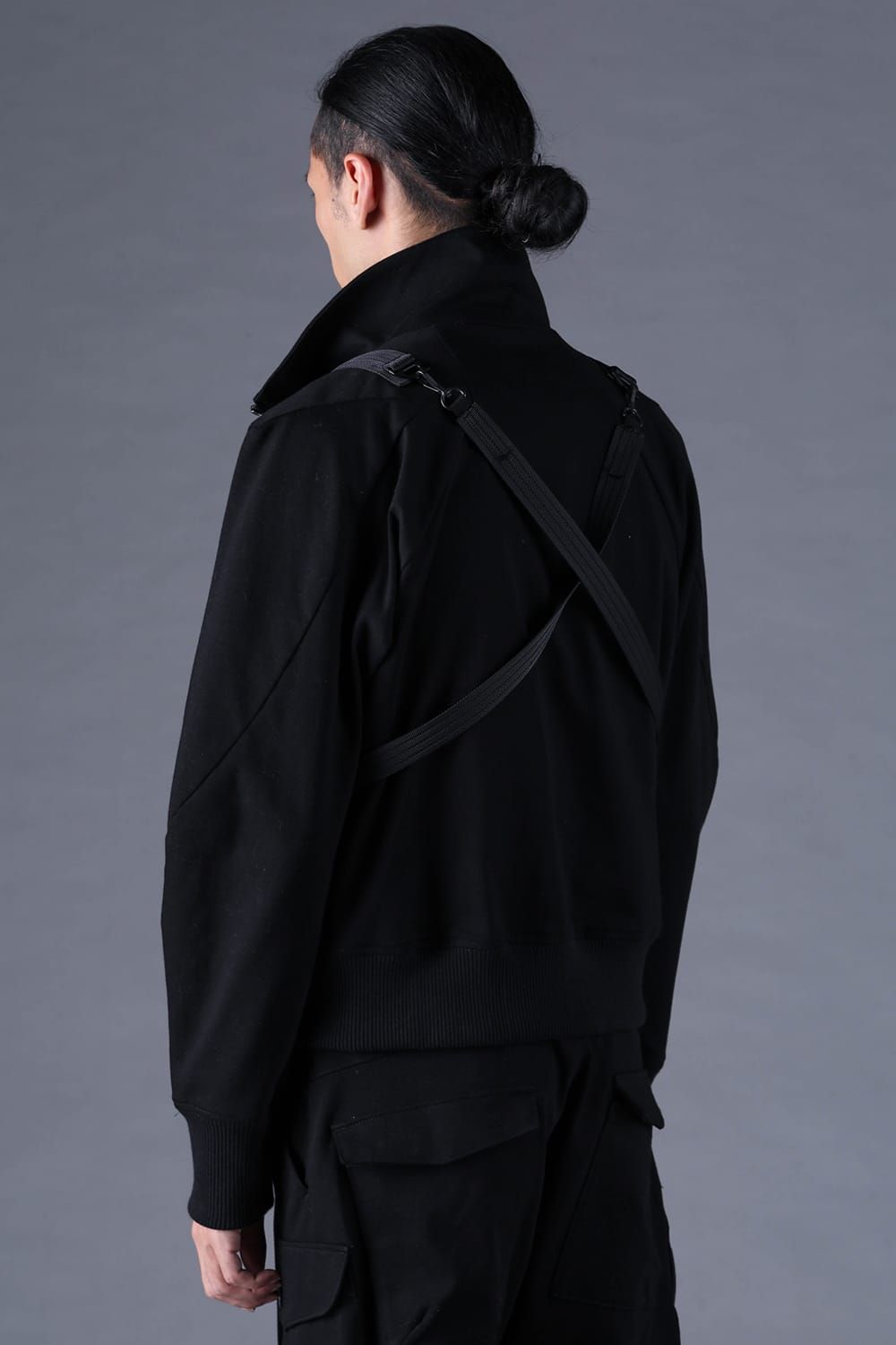 《2027SS先行予約分》Dry Jersey Harness Belt Blouson"Black" / ドライジャージハーネスベルトブルゾン"ブラック"