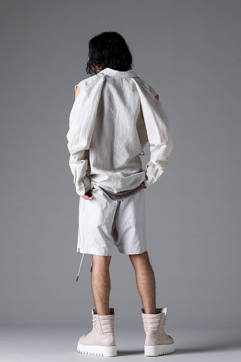 《2026SS先行予約》Side Zip Shorts"Black / White /Stone" / サイドジップショーツ"ブラック/ホワイト/ストーン"