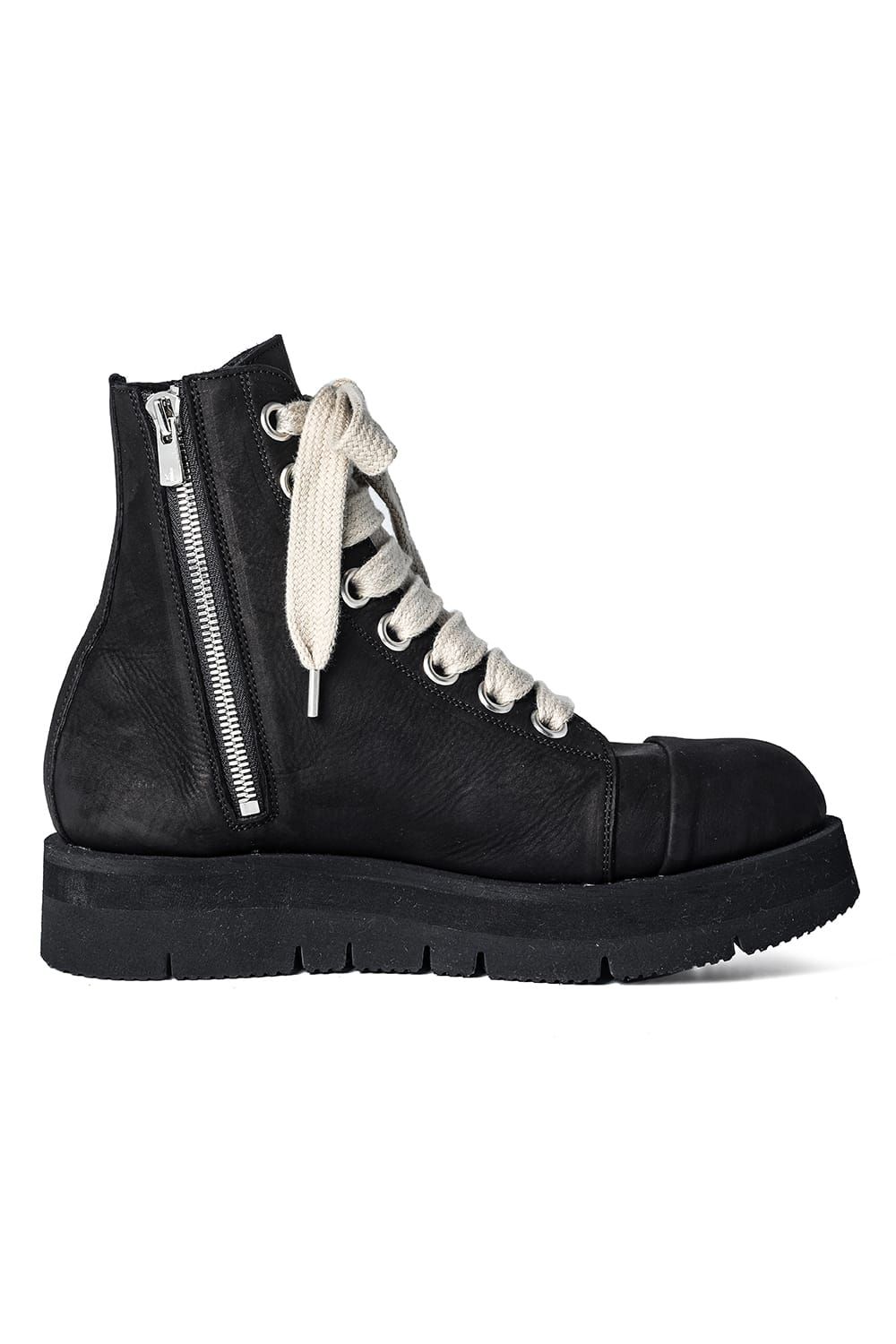 《2025AW先行予約》Oiled Nubuck Sneaker Boots"Black" / オイルドヌバックスニーカーブーツ"ブラック"