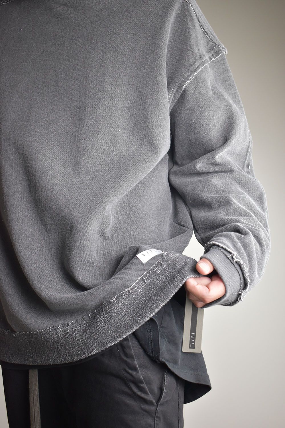 Painter Sweat Pullover Hoodie"Grey" / ピグメントスウェットプルオーバーフーディ"グレー"
