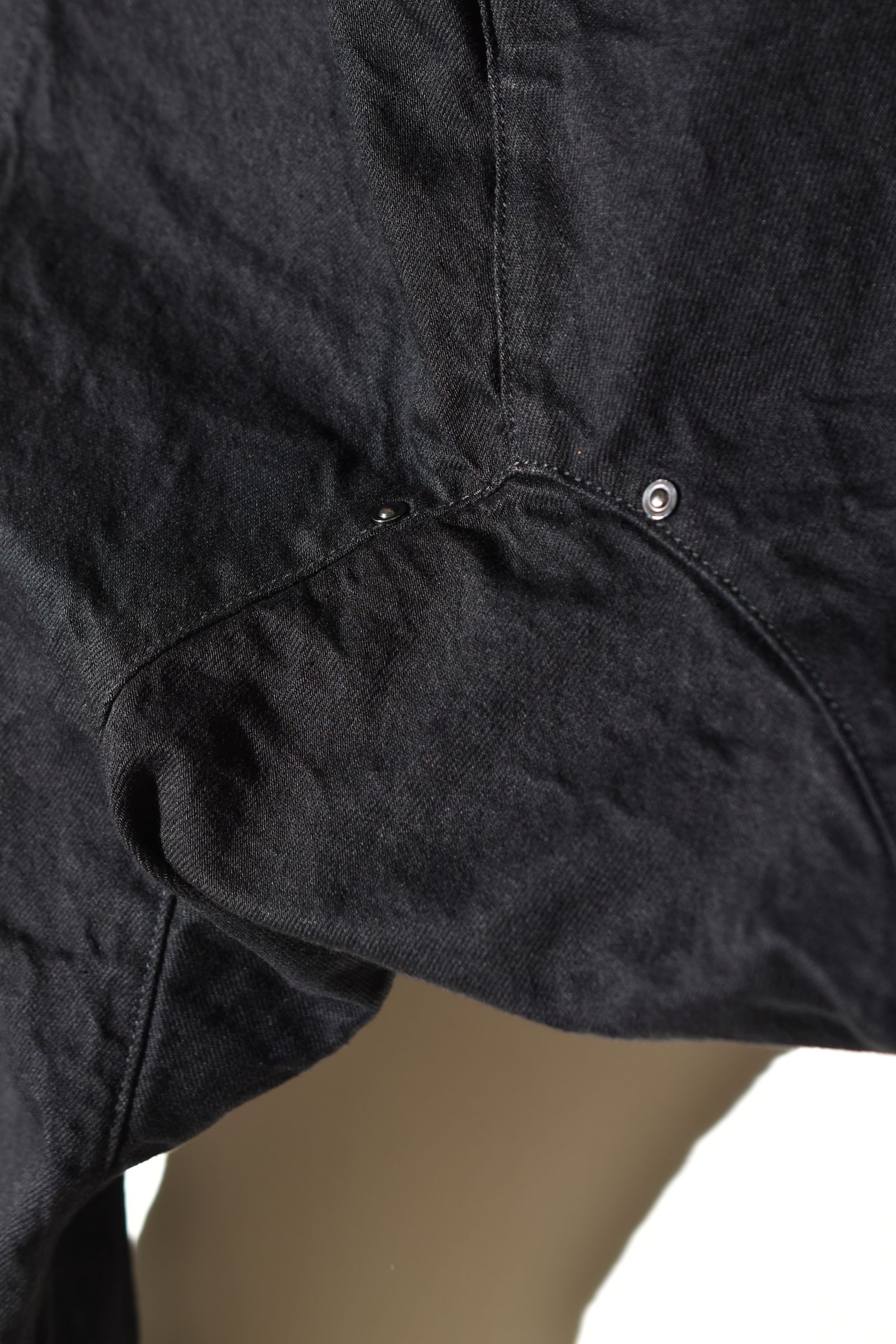 Sarrouel Denim Pants "Black" / サルエルデニムパンツ "ブラック"