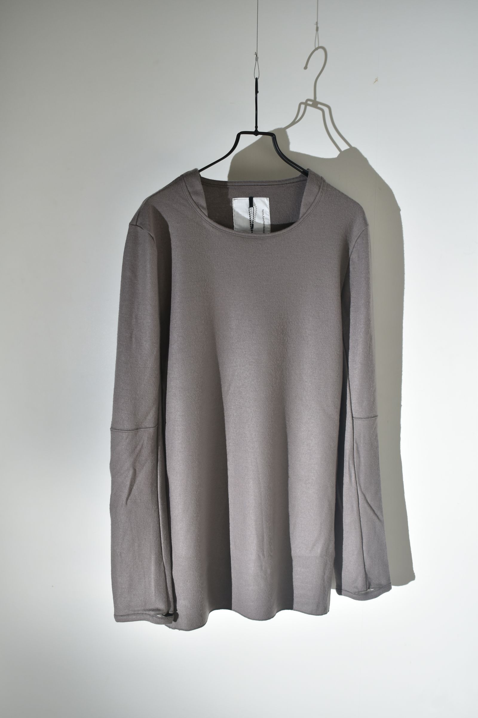 基層 Long Sleeve_01 "Greige" / 基層ロングスリーブ"グレージュ"