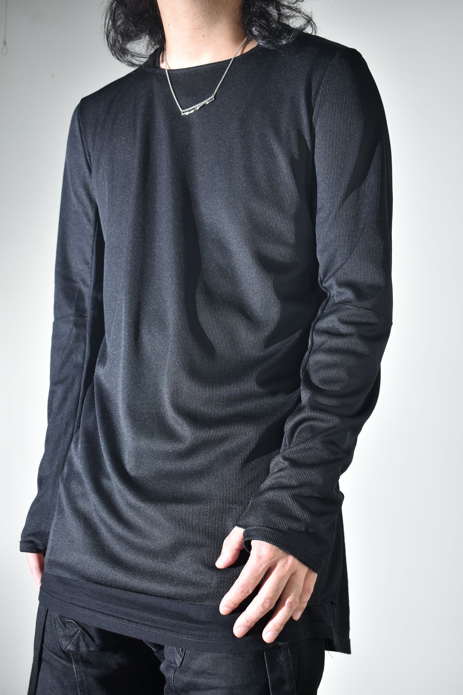 基層 Long Sleeve_01 "Black" / 基層ロングスリーブ"ブラック"