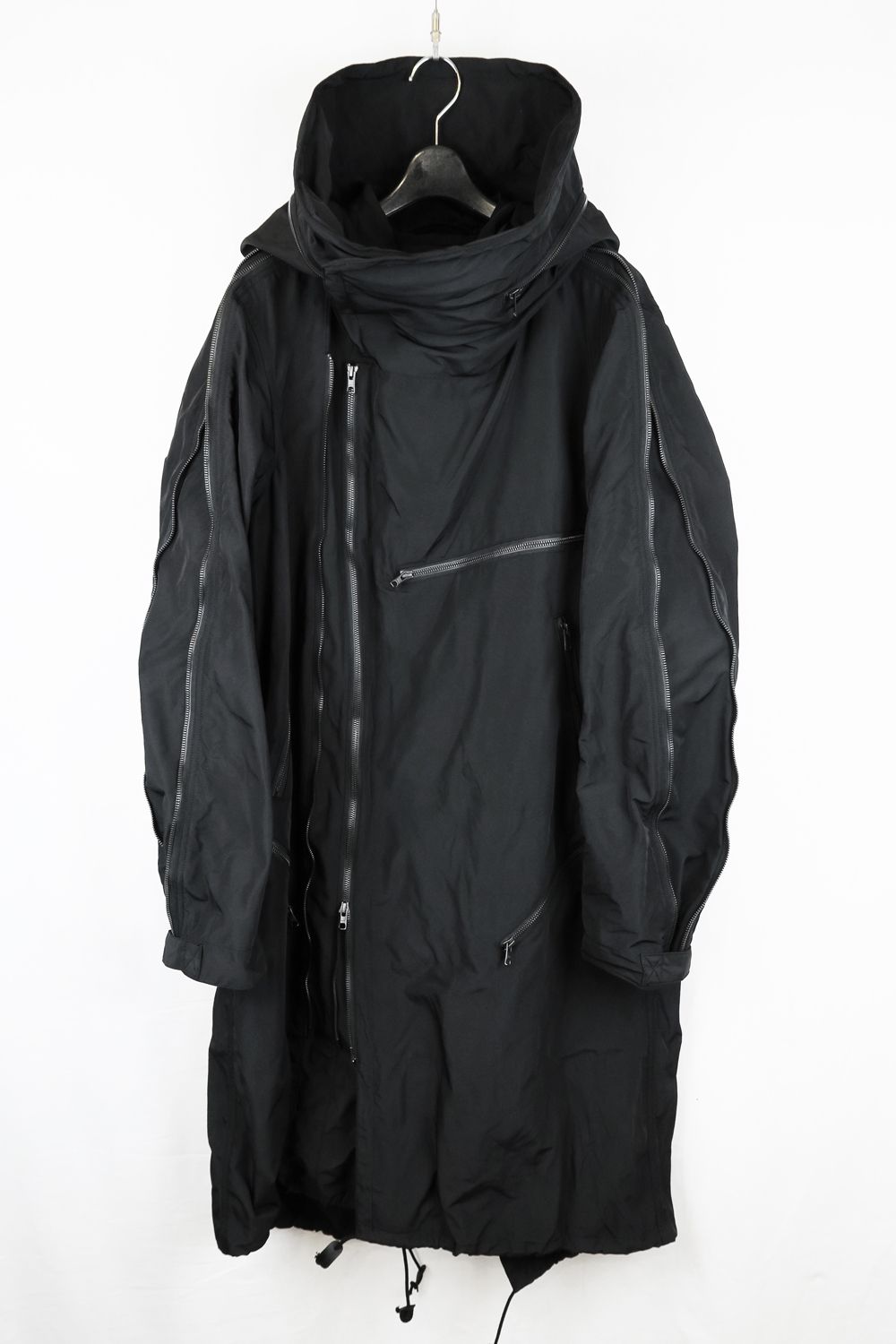 Multi Zip Military Parka Coat"Black" / マルチジップミリタリーパーカーコート"ブラック"