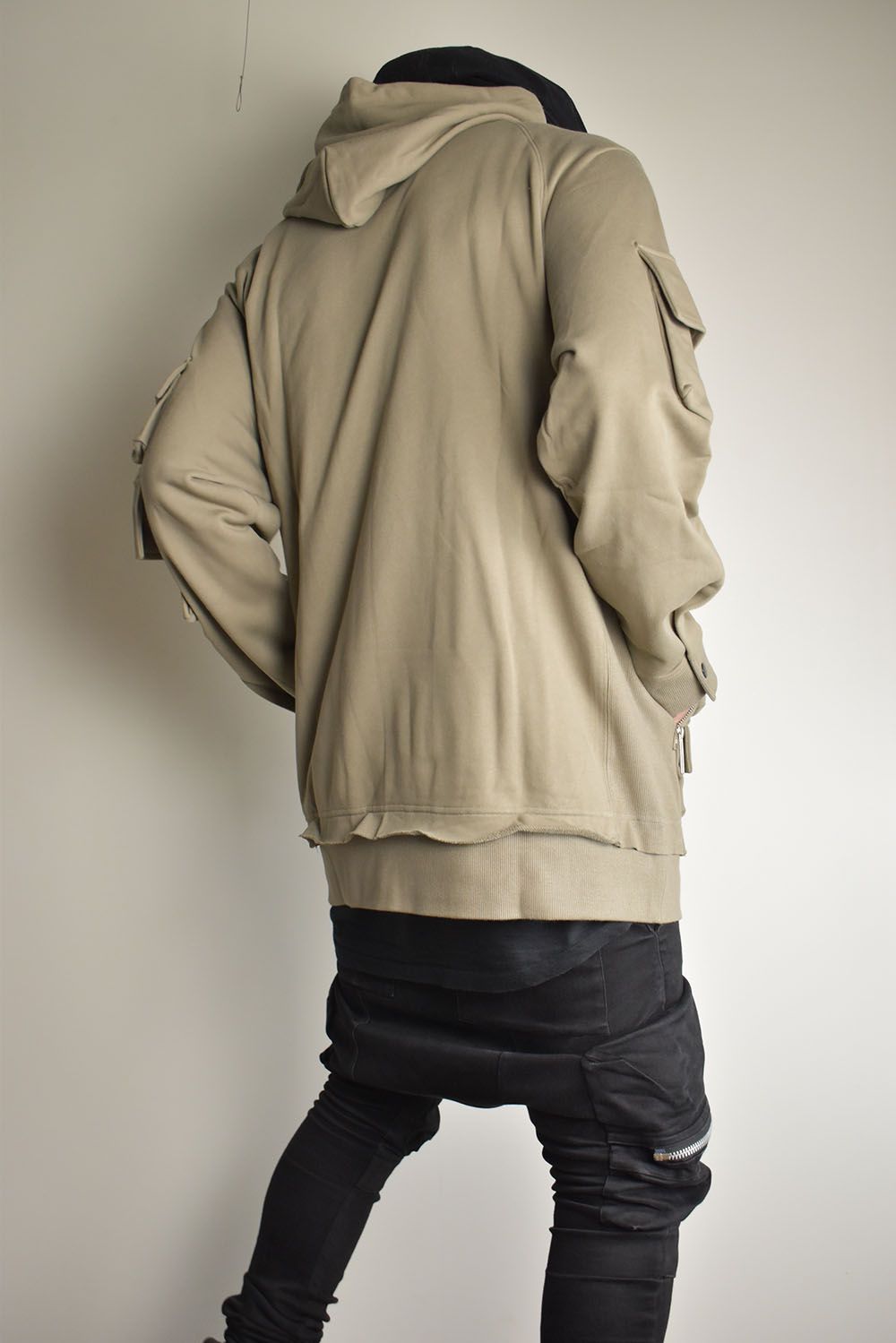 Basic Hoodie Pull"Greyge" / ベーシックフーディプル"グレージュ"