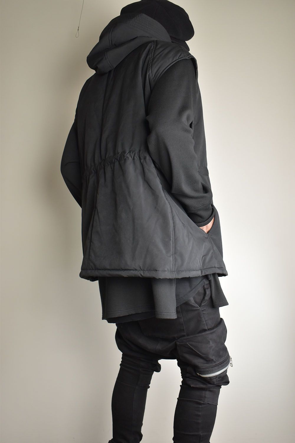 Chill Buster Sleeve Less Parka"Black"/チルバスタースリーブレスパーカー"ブラック"