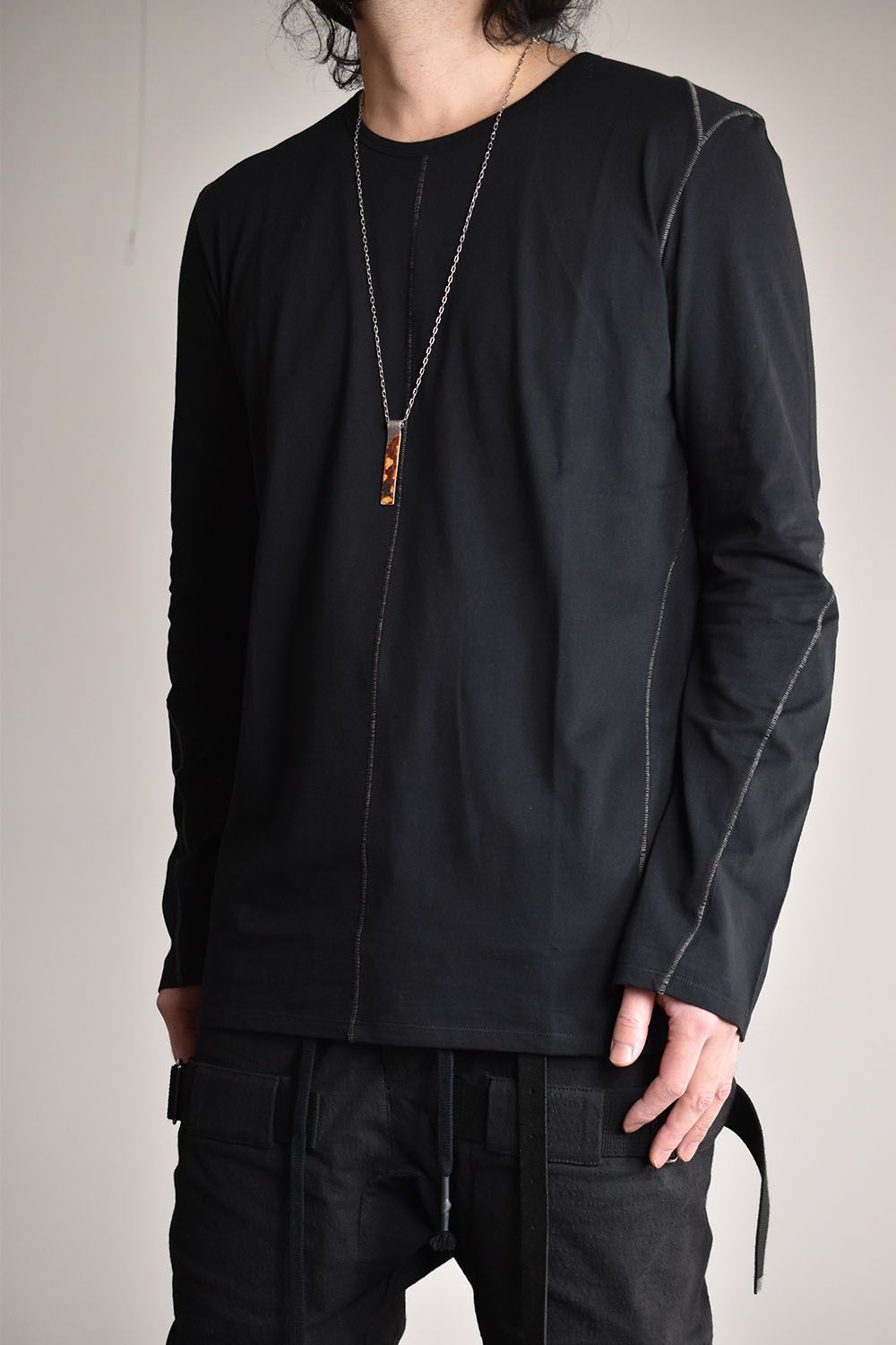 Soft Cottn Jersey Long Sleeve Tee"Black"/30-ソフトコットンジャージーロングスリーブTシャツ"ブラック"