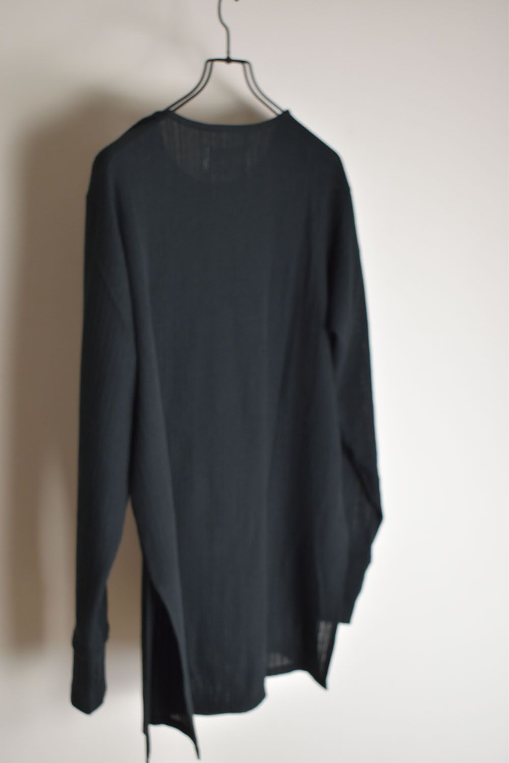 Base Layer Round Neck"Black"/ベースレイヤーラウンドネック"ブラック"