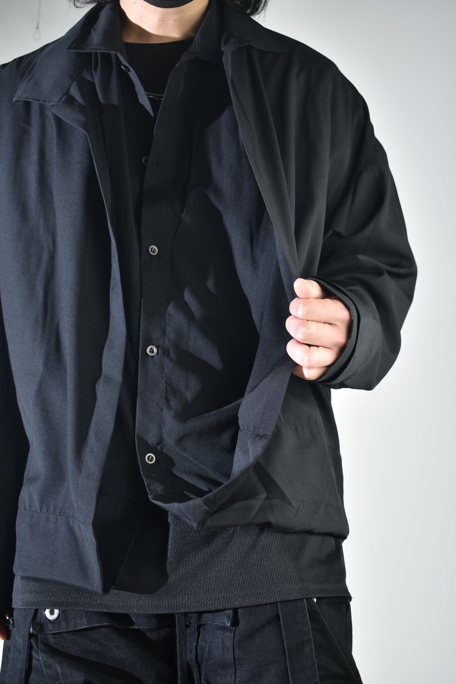 Coalesce Shirts"Black " / コウアレスシャツ"ブラック"