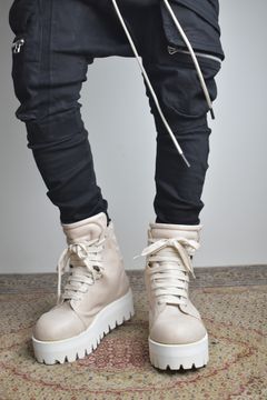 Sneaker Boots"Ash Pink×White" / スニーカーブーツ"アッシュピンク×ホワイト"