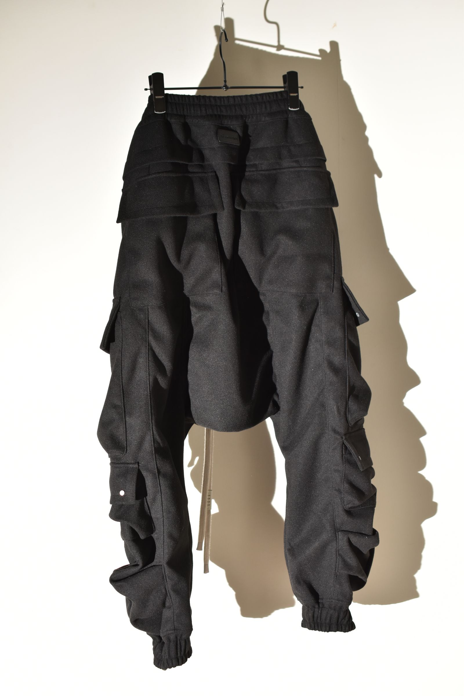 Knit Jersey Military Sarrouel Easy Pants"Black" / ニットジャージーミリタリーサルエルイージーパンツ"ブラック"