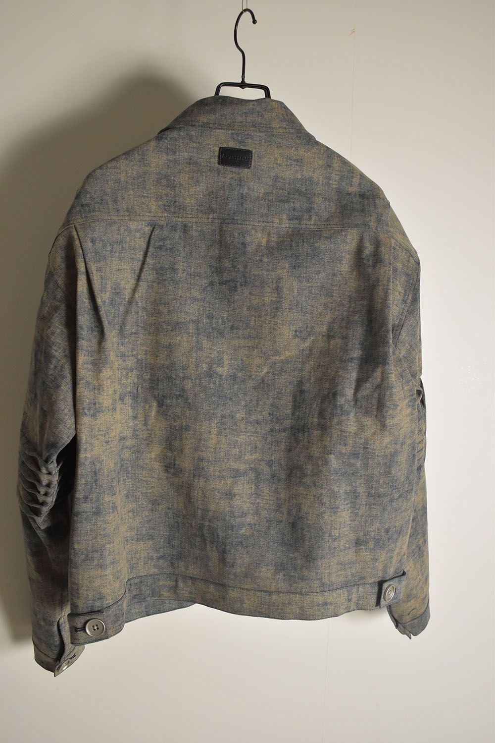 Blended Shades Denim Pin Tuck Blouson "Steel Blue" / ブレンデッドシェイドデニムピンタックブルゾン"スティールブルー"