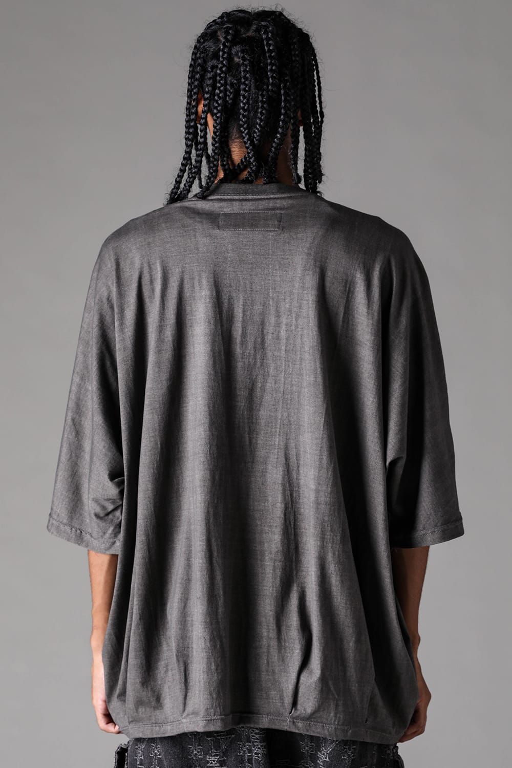 《2027SS先行予約》Sumi Dyed Dolman Jumbo Tee"L.Grey / Grey / D.Grey" / 墨染ドルマンジャンボTee"ライトグレー / グレー /ダークグレー"