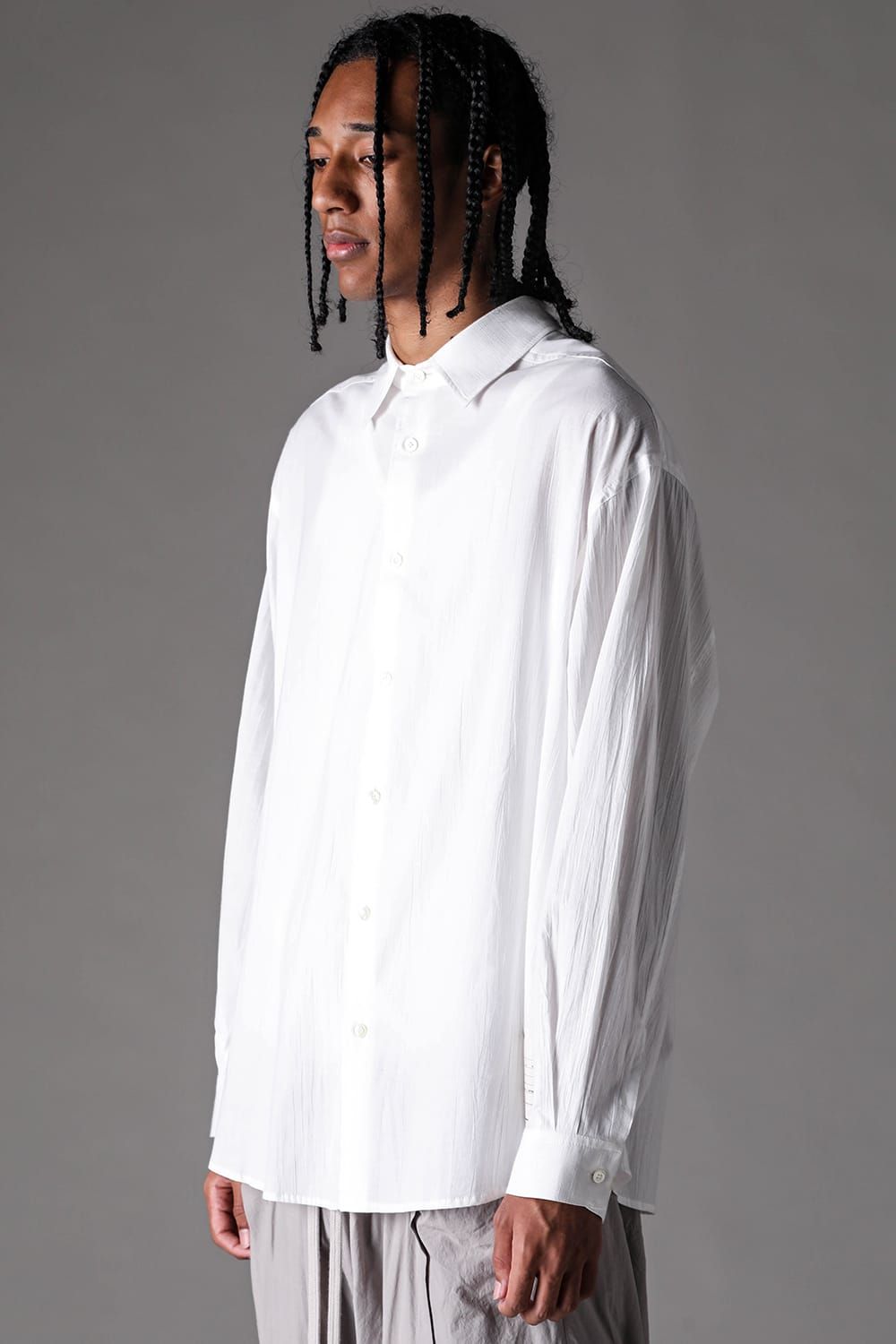《2027SS先行予約》Over Sized Shirts"Black / Blue /L.Pink / Ivory" / オーバーサイズシャツ "ブラック / ブルー / ライトピンク /アイボリー"