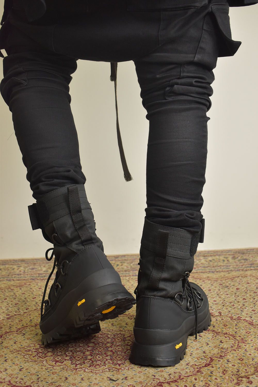 High Cut Sneaker "Black" / ハイカットスニーカー"ブラック"