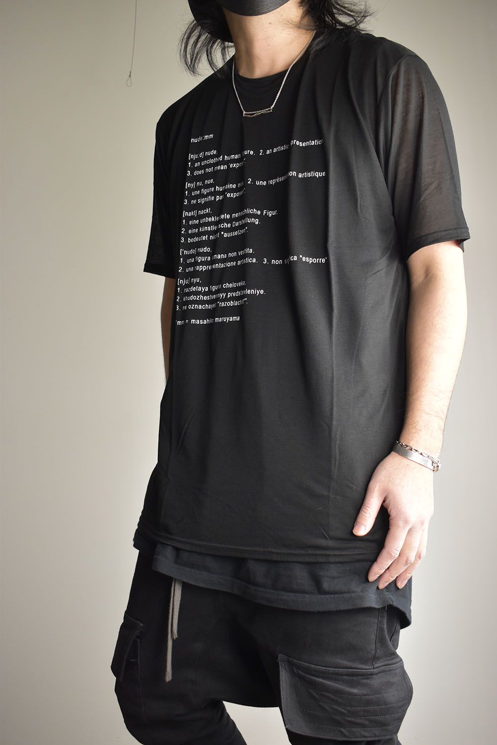 Over Sized Print Short Sleeve Tee"Black"/オーバーサイズドプリントショートスリーブTee"ブラック"