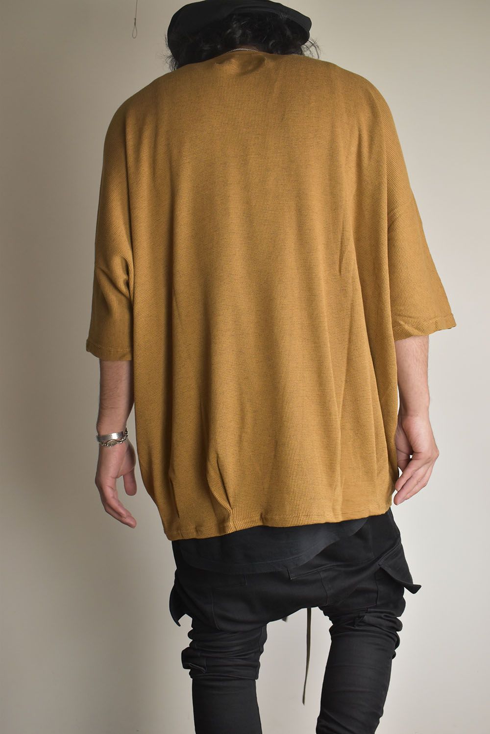 Waffle Dolman Tee"Raw Unber" / ワッフルドルマンTee"ローアンバー"