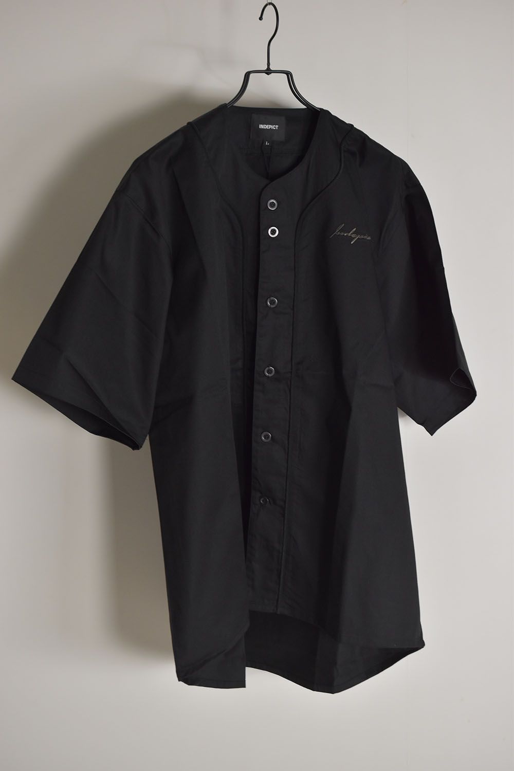 Cotton BB Shirt"Black"/コットンベースボールシャツ"ブラック"