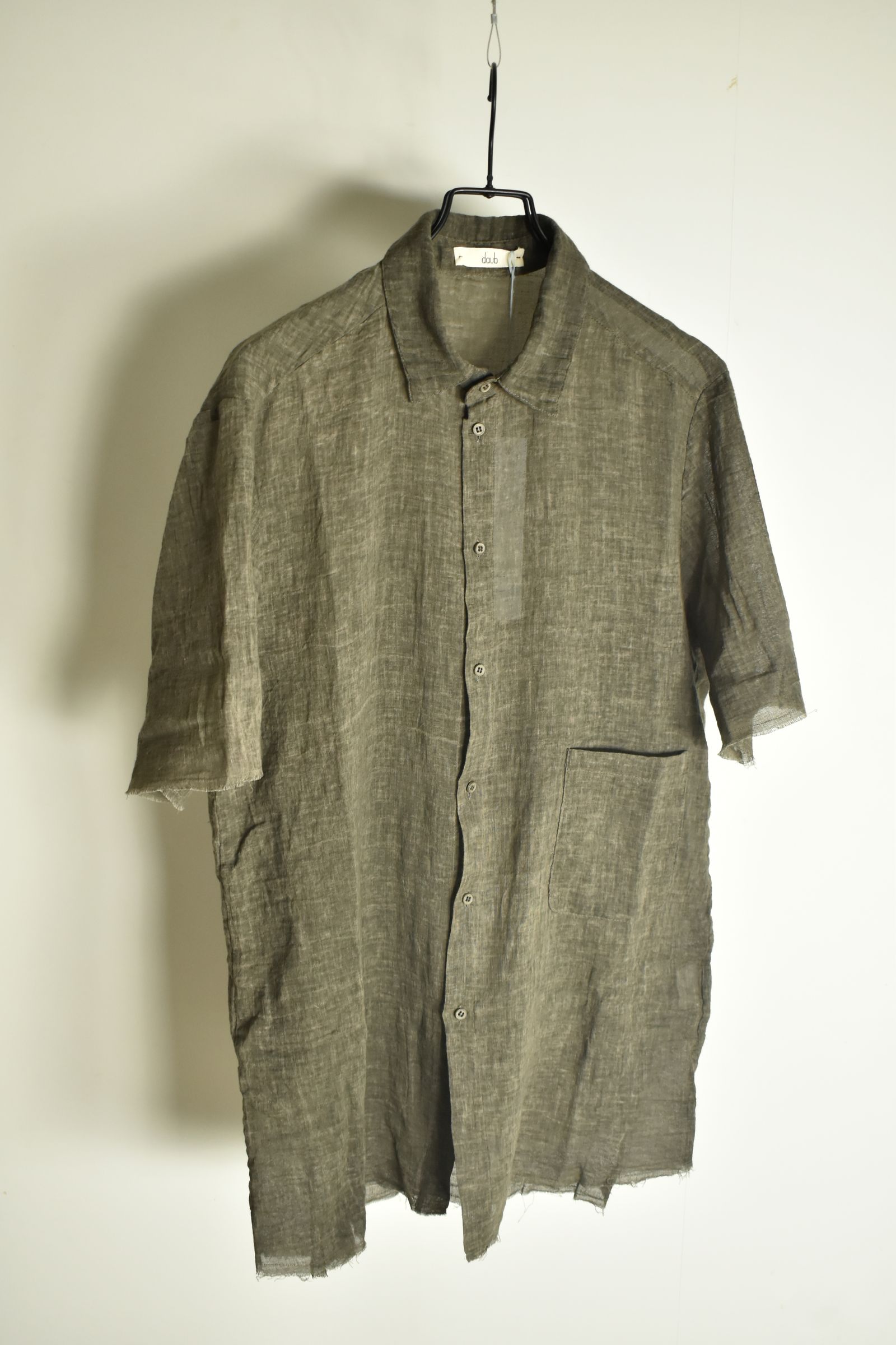 Short Sleeve Shirts"Charcoal Brown" / ショートスリーブシャツ"チャコールブラウン"