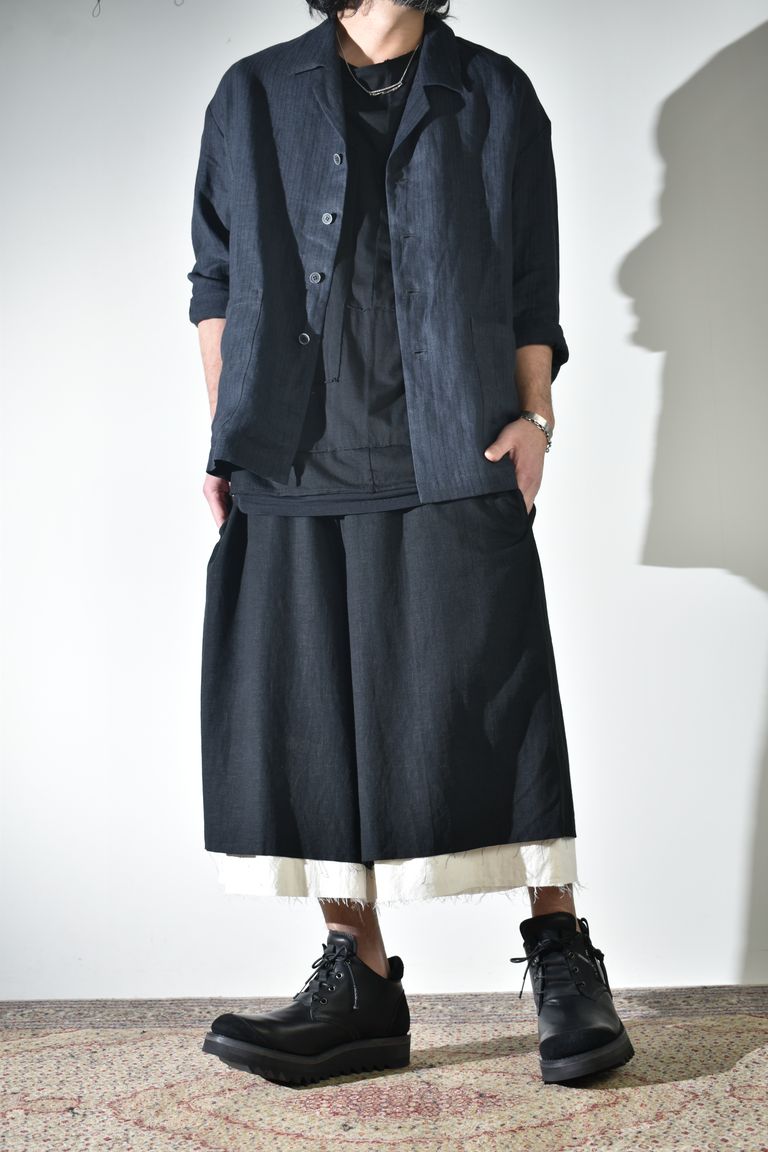 ラフな着方もあり