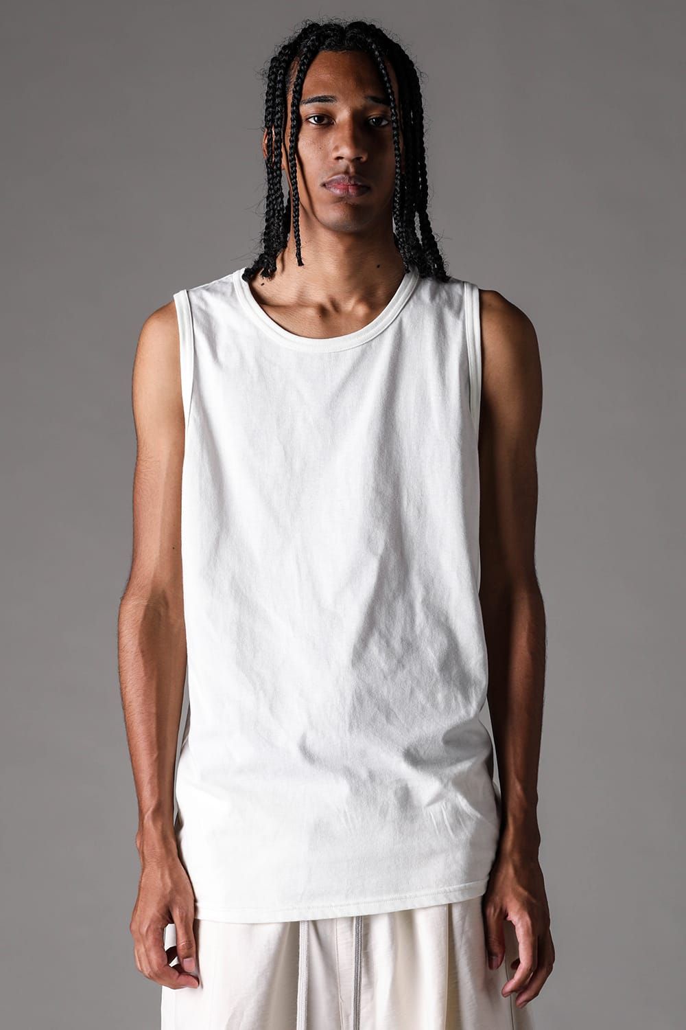 《2027SS先行予約》Regular  Tank Top"Black / Ivory / Grey / Greige" / レギュラータンクトップ "ブラック / アイボリー /グレー / グレージュ"