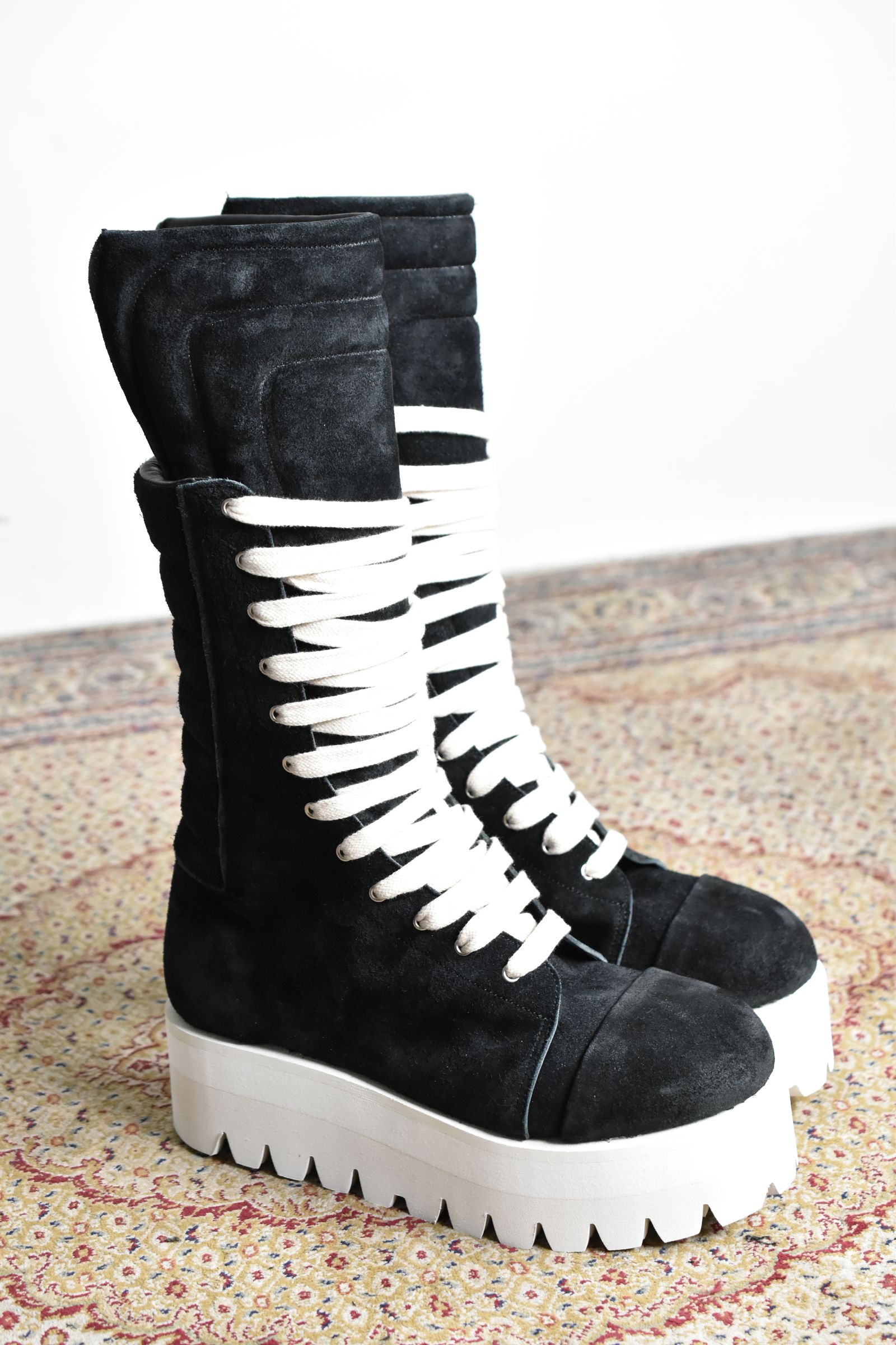 Torqe High Boots"Black × White" / トルクハイブーツ"ブラック×ホワイト"