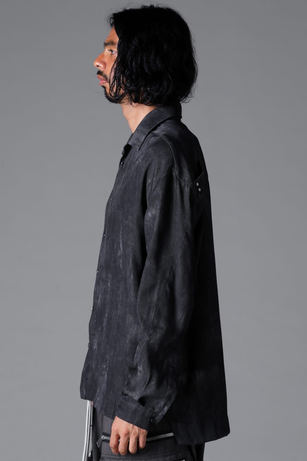《2026SS先行予約》Shirts"Black / Uneven D.Grey / Uneven Grey" / シャツ"ブラック/アンイーブンダークグレー/アンイーブングレー"