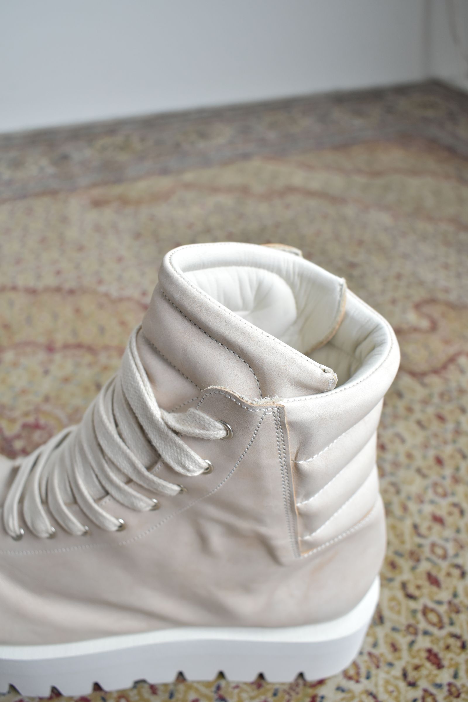 Sneaker Boots"Ash Pink×White" / スニーカーブーツ"アッシュピンク×ホワイト"