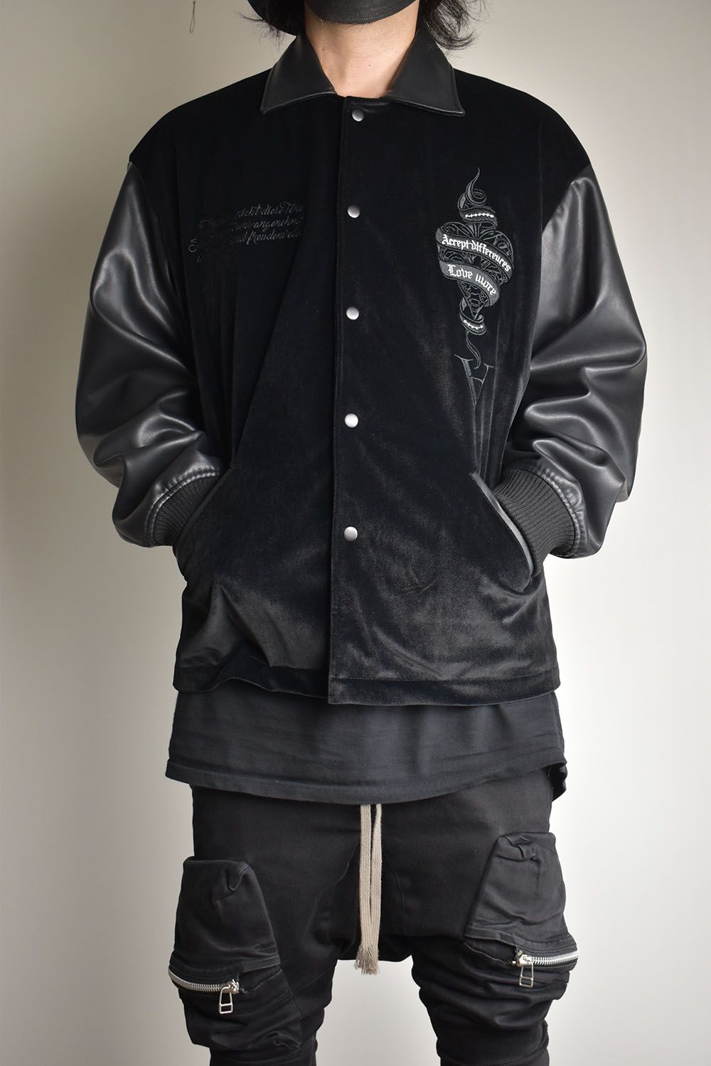 Two Face Coach Jacket"Black" / ツーフェイスコーチジャケット"ブラック"