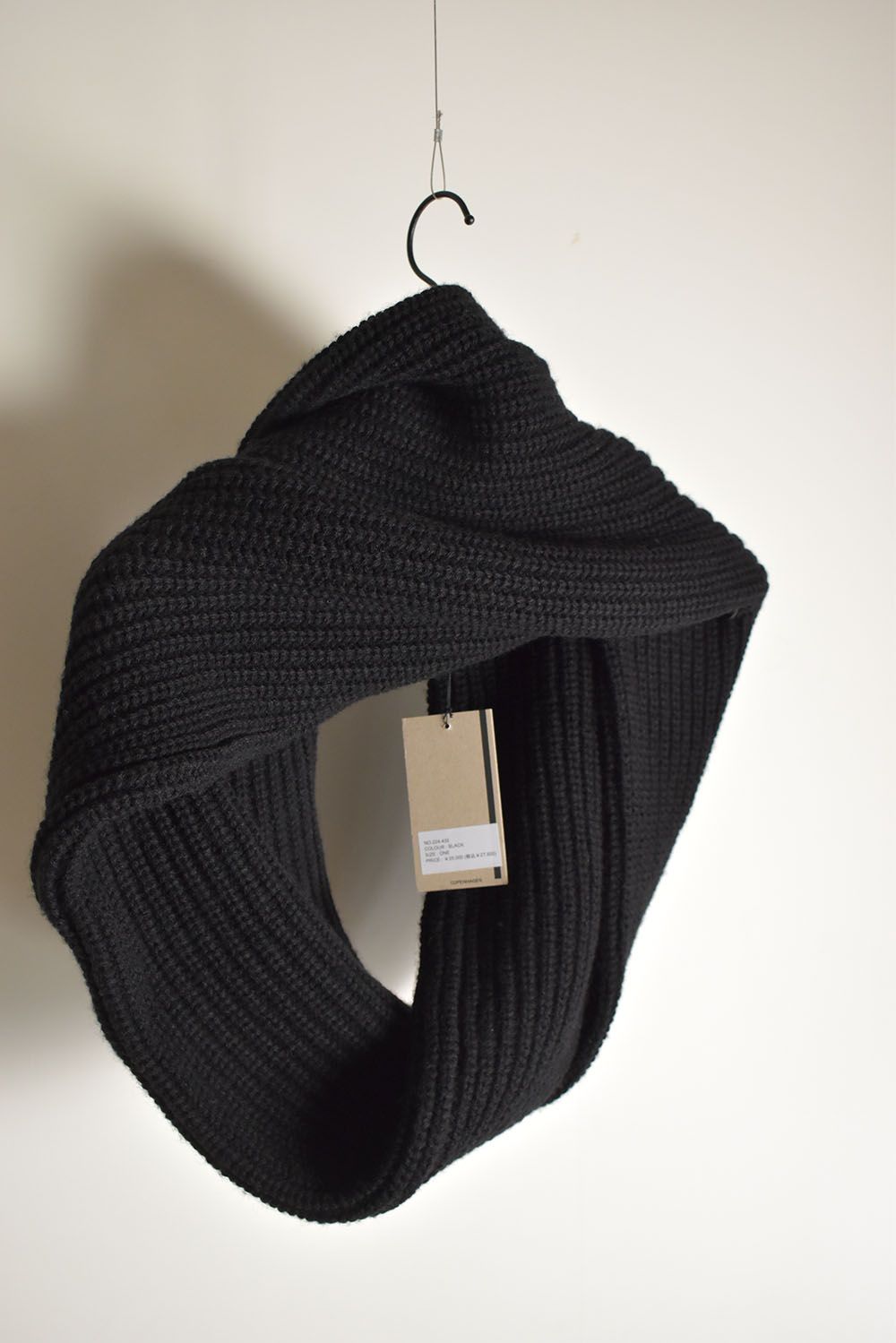 Knit Snood "Black" / ニットスヌード"ブラック"