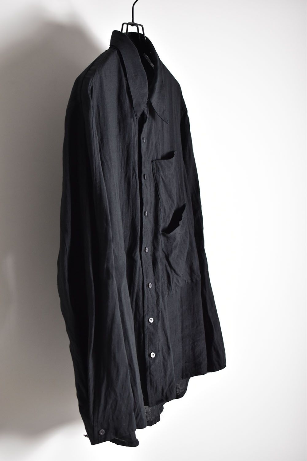 Linen Shirt"Black"/ リネンシャツ"ブラック"