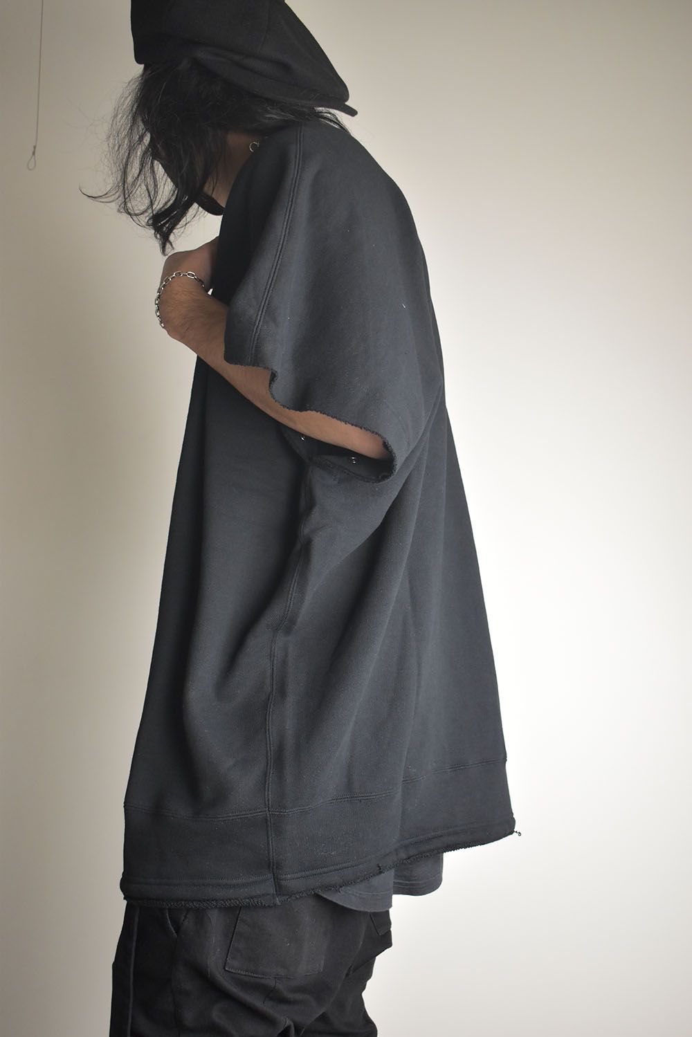 Sweat Oversize Pullover"Black" / スウェットオーバープルオーバー"ブラック"