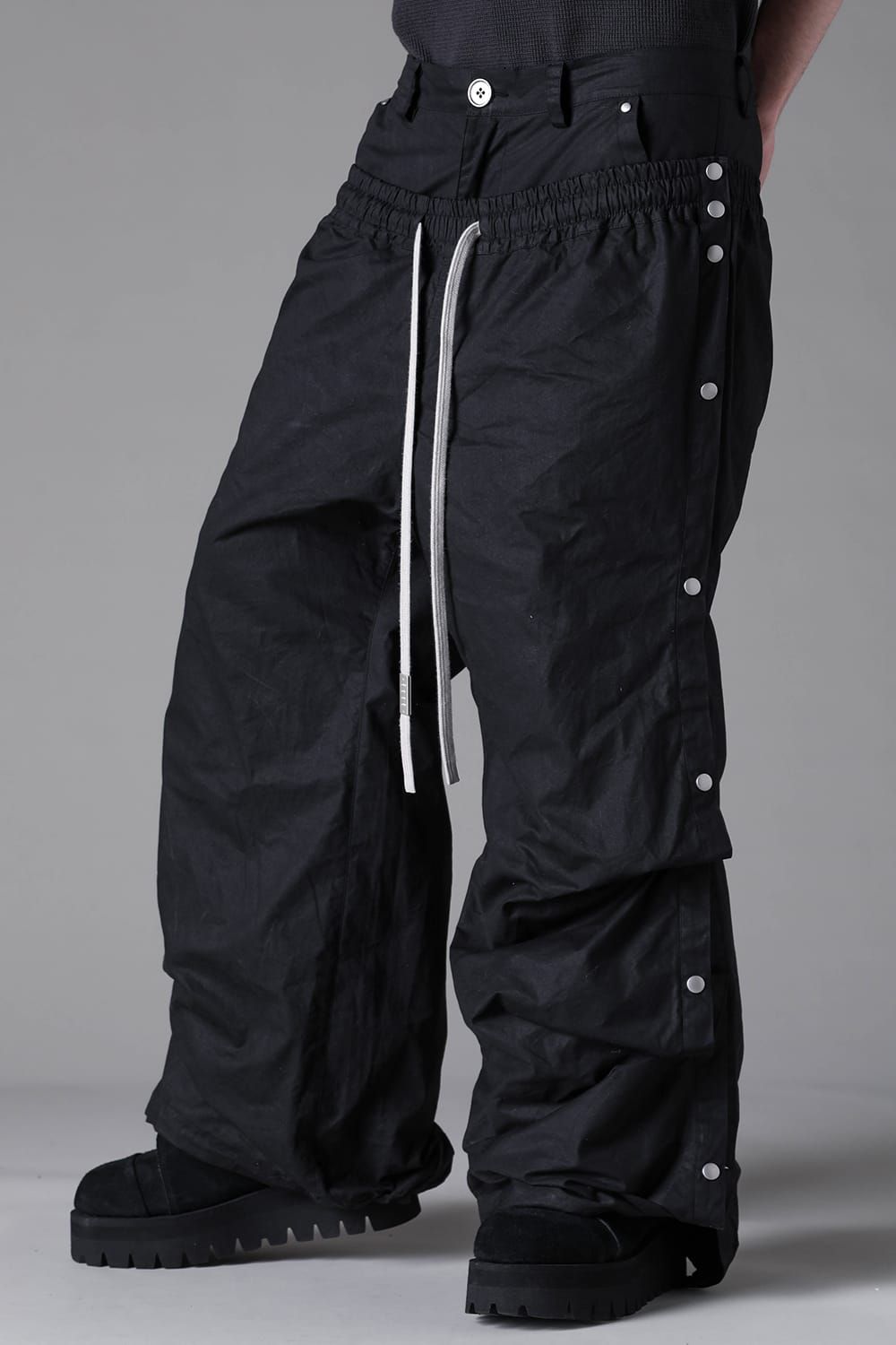 《2026AW先行予約》Layerd Baggy Pants"Black" / レイヤードバギーパンツ"ブラック"
