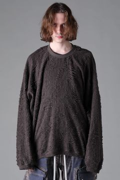 《2026AW先行予約》Extreme Over Sized Pullover"Black / Khaki" / エクストリームオーバーサイズプルオーバー"ブラック/カーキ"
