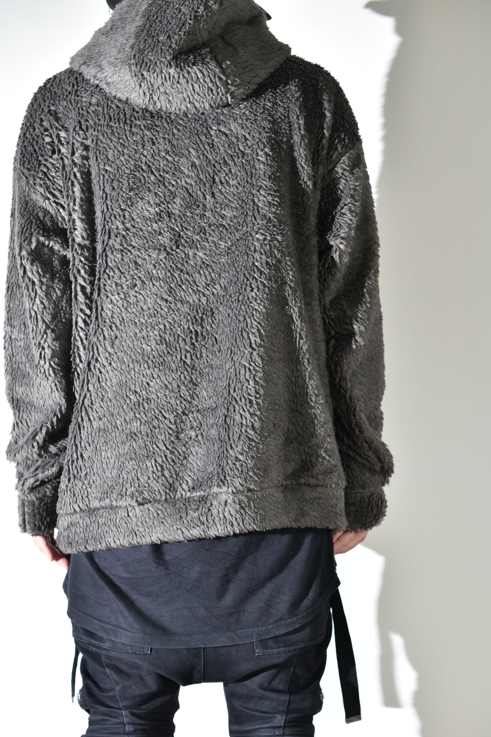 Oversized Pullover Hoodie "Charcoal" / オーバーサイズプルオーバーフーディ"チャコール"